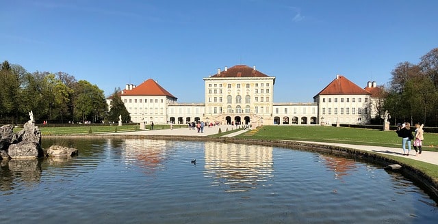 Bild på slottet Nymphenburg